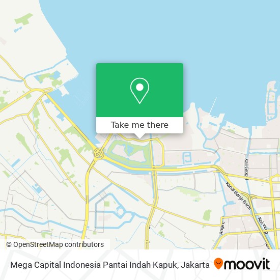 Mega Capital Indonesia Pantai Indah Kapuk map