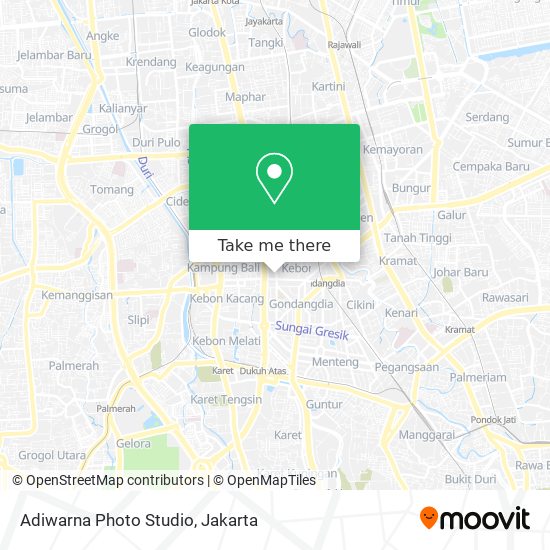 Adiwarna Photo Studio map