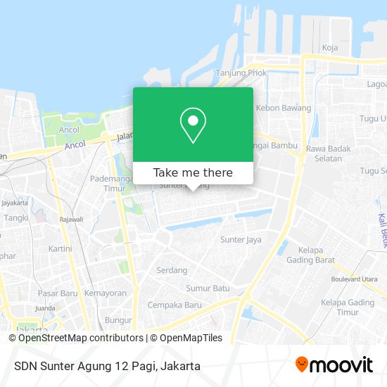 SDN Sunter Agung 12 Pagi map
