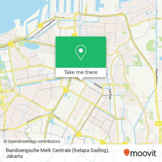 Bandoengsche Melk Centrale (Kelapa Gading) map