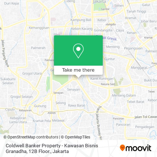 Coldwell Banker Property - Kawasan Bisnis Granadha, 12B Floor. map