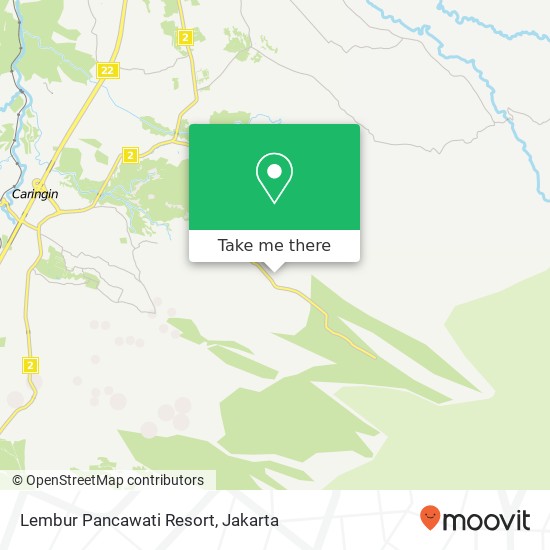 Lembur Pancawati Resort map