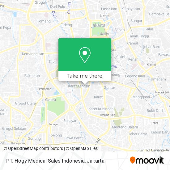 PT. Hogy Medical Sales Indonesia map