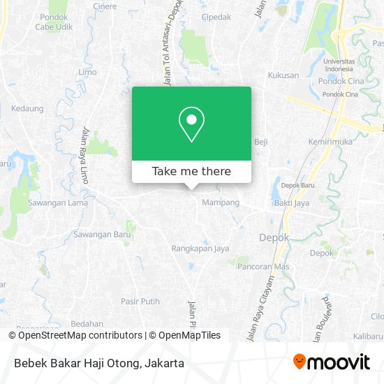 Bebek Bakar Haji Otong map