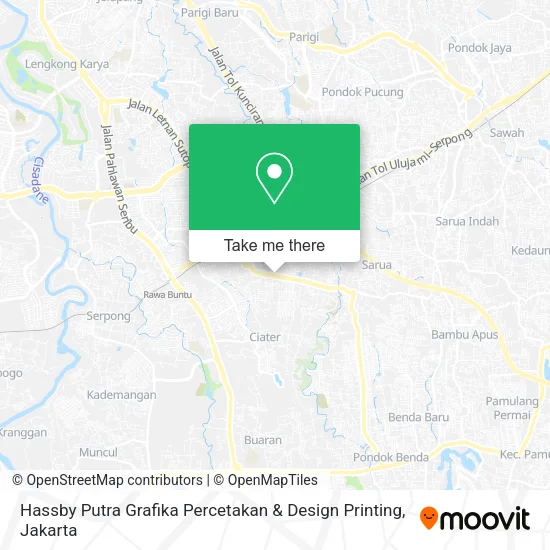Hassby Putra Grafika Percetakan & Design Printing map