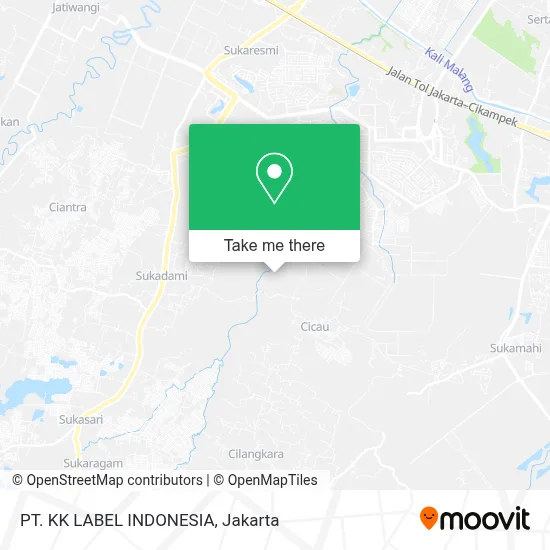 PT. KK LABEL INDONESIA map