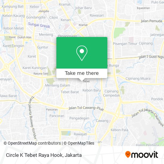 Circle K Tebet Raya Hook map