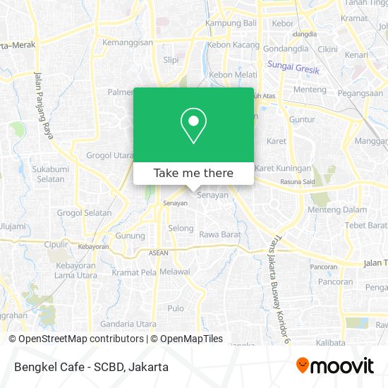 Bengkel Cafe - SCBD map