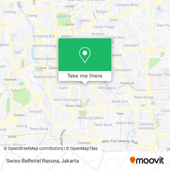 Swiss-Belhotel Rasuna map