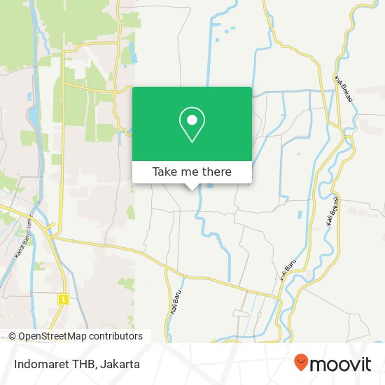 Indomaret THB map