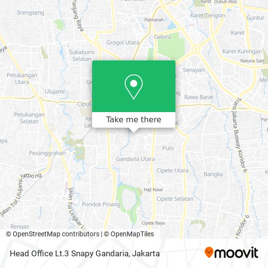 Head Office Lt.3 Snapy Gandaria map