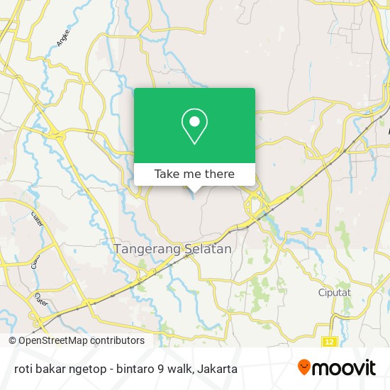 roti bakar ngetop - bintaro 9 walk map