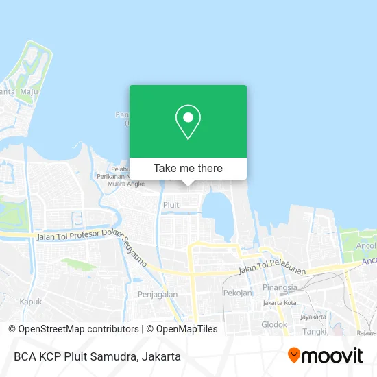 BCA KCP Pluit Samudra map