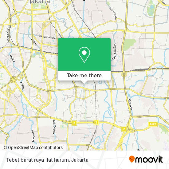 Tebet barat raya flat harum map