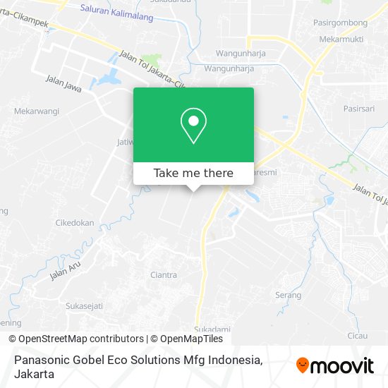 Panasonic Gobel Eco Solutions Mfg Indonesia map