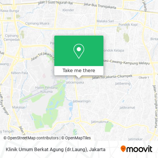 Klinik Umum Berkat Agung (dr.Laung) map