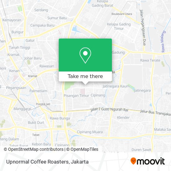 Upnormal Coffee Roasters map