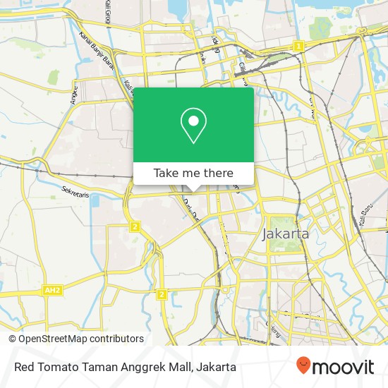 Red Tomato Taman Anggrek Mall map