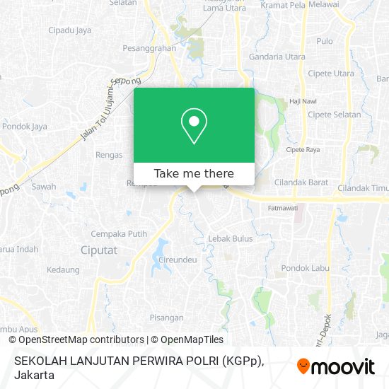 SEKOLAH LANJUTAN PERWIRA POLRI (KGPp) map