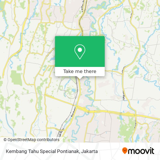 Kembang Tahu Special Pontianak map