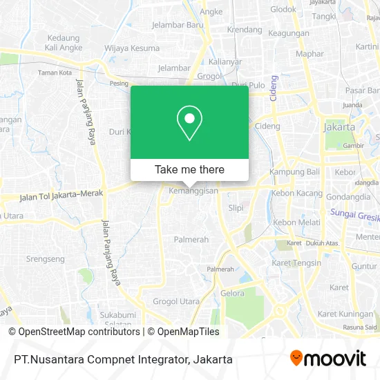 PT.Nusantara Compnet Integrator map