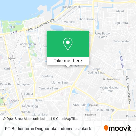 PT. Berliantama Diagnostika Indonesia map