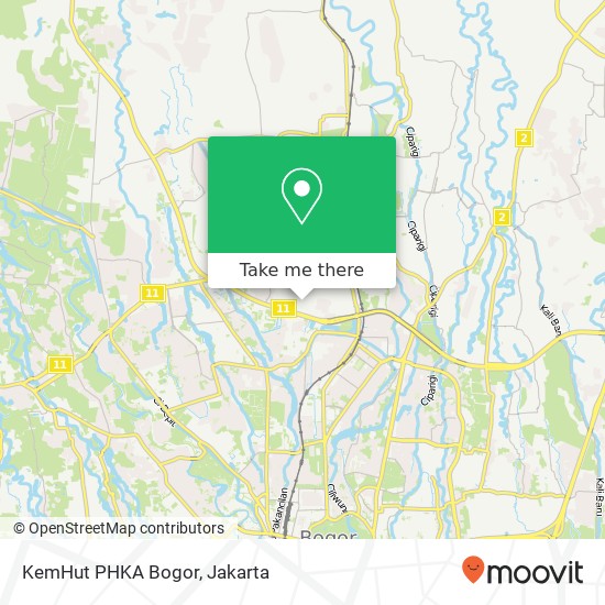 KemHut PHKA Bogor map