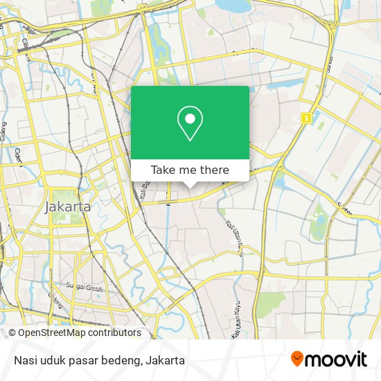 Nasi uduk pasar bedeng map