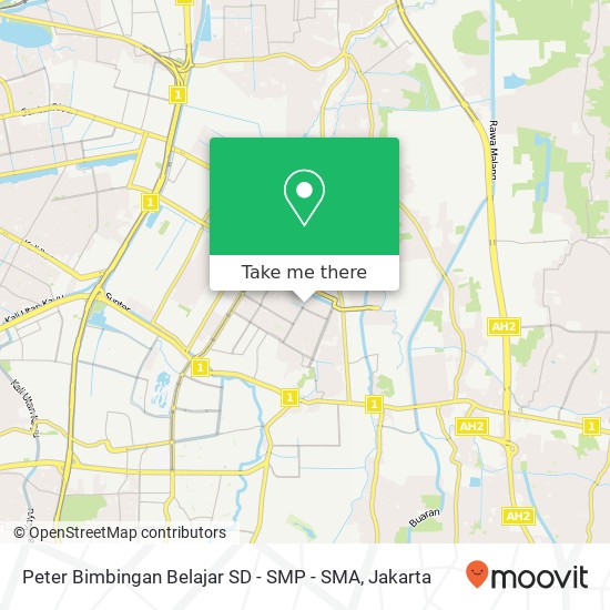 Peter Bimbingan Belajar SD - SMP - SMA map