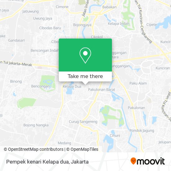 Pempek kenari Kelapa dua map