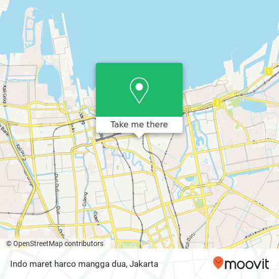 Indo maret harco mangga dua map