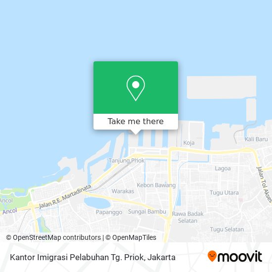 Kantor Imigrasi Pelabuhan Tg. Priok map