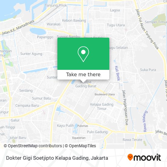 Dokter Gigi Soetjipto Kelapa Gading map