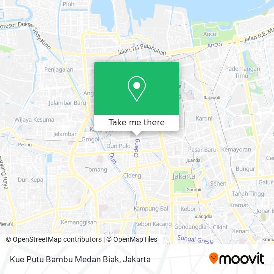 Kue Putu Bambu Medan Biak map