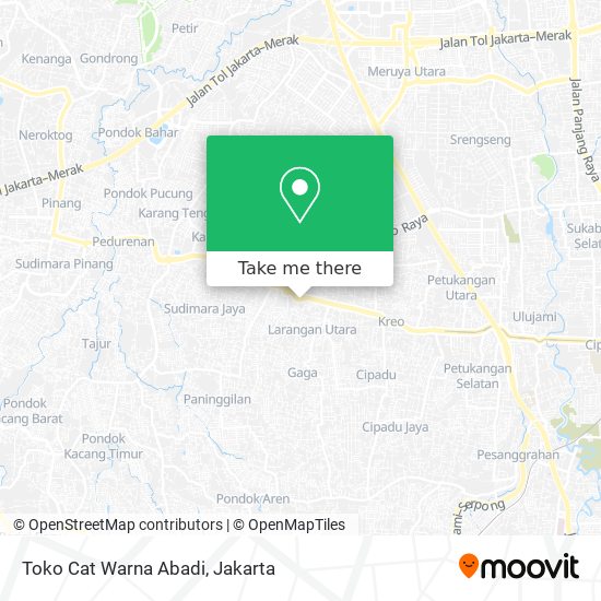 Toko Cat Warna Abadi map