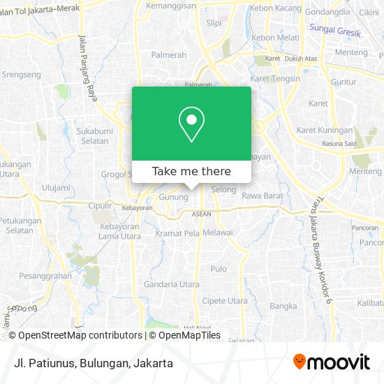 Jl. Patiunus, Bulungan map