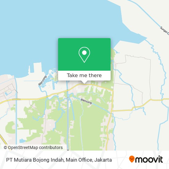 PT Mutiara Bojong Indah, Main Office map