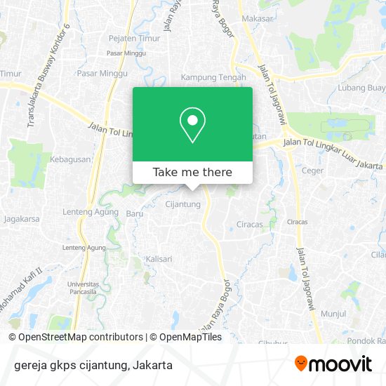 gereja gkps cijantung map