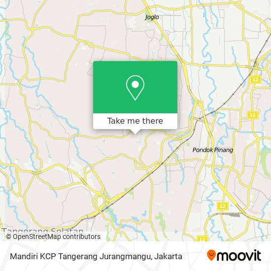 Mandiri KCP Tangerang Jurangmangu map