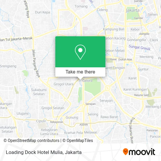 Loading Dock Hotel Mulia map