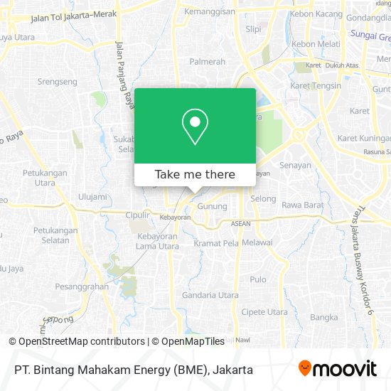 PT. Bintang Mahakam Energy (BME) map