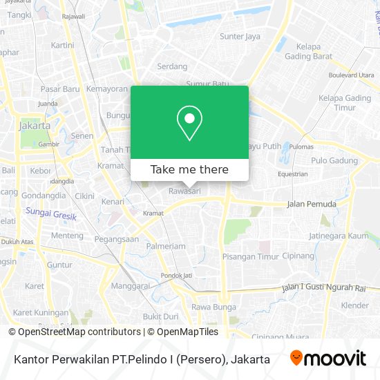 Kantor Perwakilan PT.Pelindo I (Persero) map