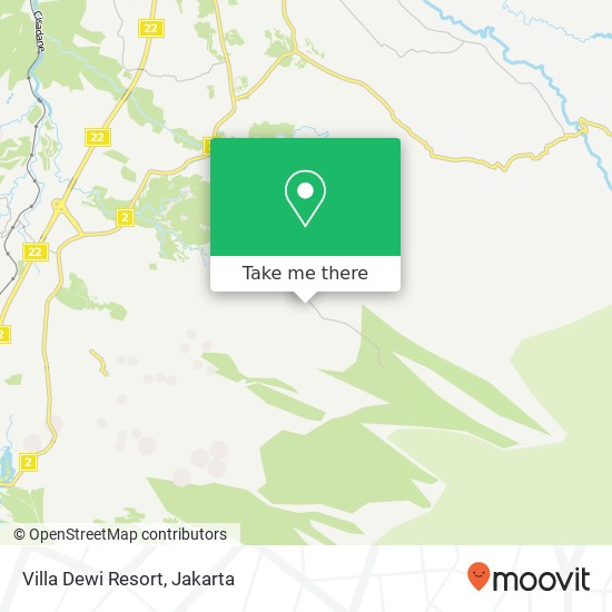 Villa Dewi Resort map