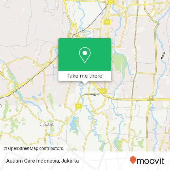 Autism Care Indonesia map