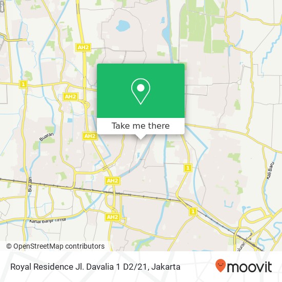 Royal Residence Jl. Davalia 1 D2 / 21 map