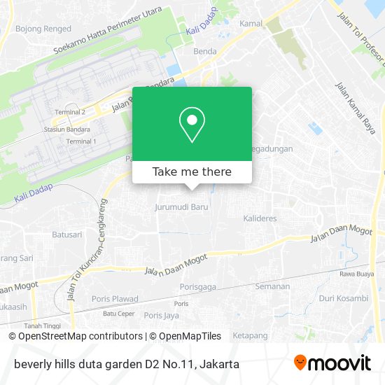 beverly hills duta garden D2 No.11 map