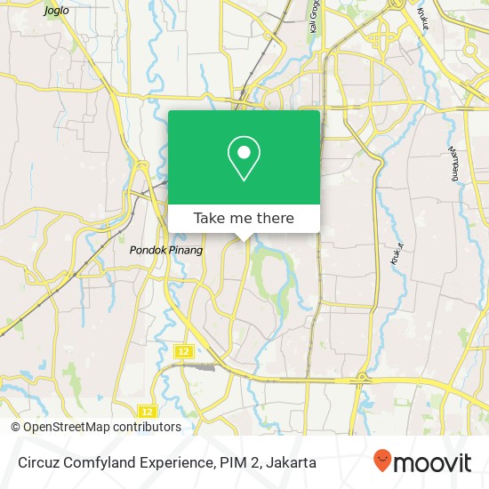 Circuz Comfyland Experience, PIM 2 map