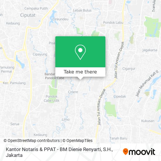Kantor Notaris & PPAT - BM Dienie Renyarti, S.H. map