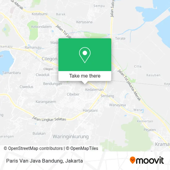 Paris Van Java Bandung map