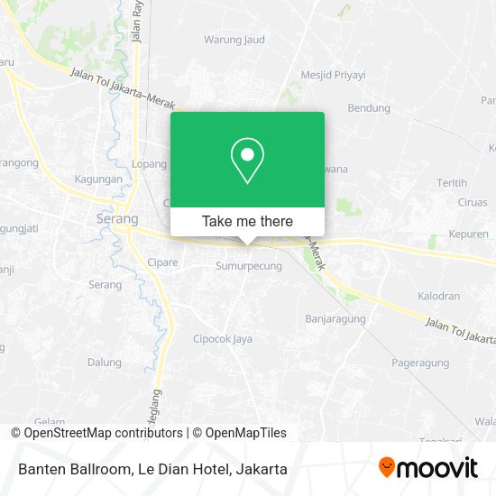 Banten Ballroom, Le Dian Hotel map